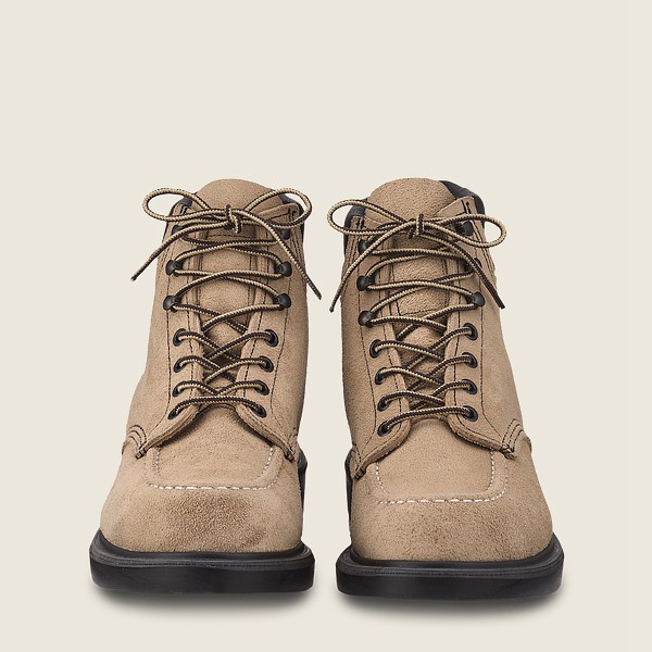 Heritage Støvler Herre - Red Wing Classic Supersole - 6-Inch Mohave Læder - Khaki - MVGDNU-782